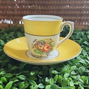 Colclough China Genuine Bone china Made In England Demitasse Cup & Saucer